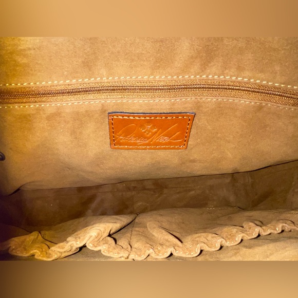 NWT~*RARE* NASH “Peruvian Painting” Solaro Satchel/Italian LEATHER/Floral Design - Picture 13 of 16